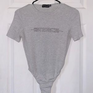 Crew Neck Short Sleeve Bodysuit
